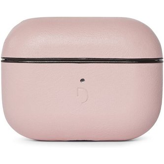 Decoded AirCase kožené pouzdro pro Airpods 3 růžové