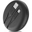 UNIQ HALO USB-A/Lightning kabel s organizérem 1,2m černý