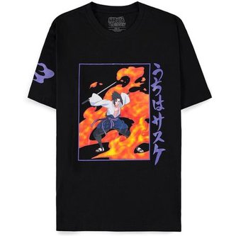 Tričko Naruto Shippuden - Sasuke Ninja L