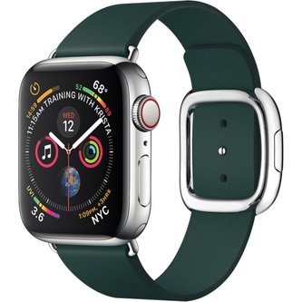 COTEetCI Nobleman kožený řemínek Apple Watch 38/40/41mm tmavě zelený