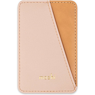 Moshi SnapTo Slim Wallet magnetická peneženka růžová