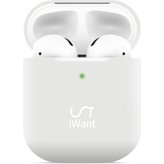iWant AirPods 2.generace ultra-tenké pouzdro bílé