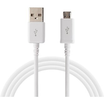 Samsung ECB-DU4AWE kábel microUSB biely (eko-balenie)