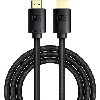 Baseus HDMI 2.1 kabel 8K M/M (2m) černý