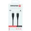 SWISSTEN kabel USB-C / Lightning 0,4 M černý