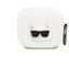 Karl Lagerfeld Choupette Head Silikonové pouzdro pro Airpods 3 bílé