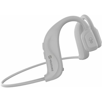 Swissten Bone Conduction Bluetooth sluchátka bílá