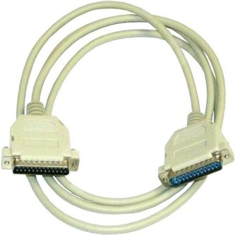 PremiumCord datový kabel 25M-25M 25 žil 2m