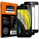 Spigen Glass FC 2 Pack tvrzené sklo iPhone SE (2022/2020)/8/7 černé