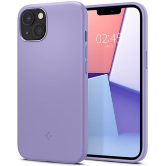 Spigen Silicone Fit kryt iPhone 13 fialový