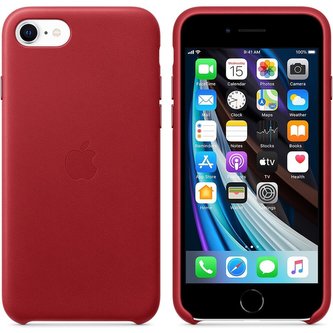 Apple kožený kryt iPhone SE (2022/2020) (PRODUCT)RED