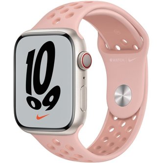 Apple Watch Nike sportovní řemínek 42/44/45mm Pink Oxford / Rose Whisper