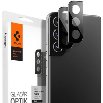 Spigen Glas tR Optik 2 Pack tvrzené sklo Samsung Galaxy S22/S22+ černé