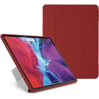 Pipetto Origami TPU pouzdro Apple iPad Pro 12,9“ (2021/2020/2018) červené
