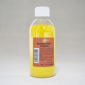 Barevný písek 300g, tmavá červená