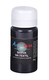 ARTEMISS Farba na tmavý textil 40g, čierna