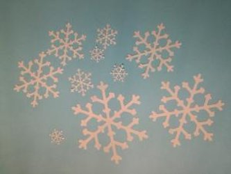 Sada šablonek VLOČKY- plastové šablny