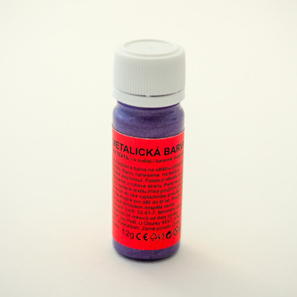 ARTEMISS Metalické barvy na textil 12g, bílá