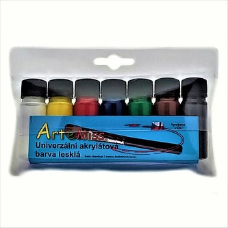 ARTEMISS Sada univerzálnych akrylátových farieb LESK