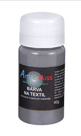 ARTEMISS Barva na tmavý textil 40g, šedá