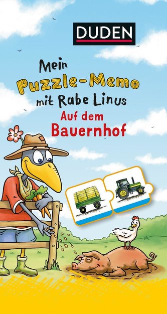 Mein Puzzlememo mit Rabe Linus - Auf dem Bauernhof VE 3