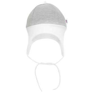 Kojenecká čepička New Baby The Best šedá - velikost 86 (12-18m)