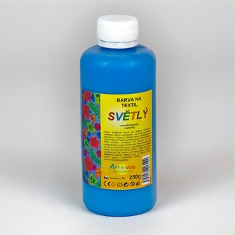 ARTEMISS Barva na textil - neon (zářící pod UV světlem) 250g, neon oranžová světlá