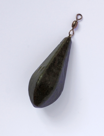 Rybářská zátěž závěs. HRUŠKA / pear váha 90g/1ks