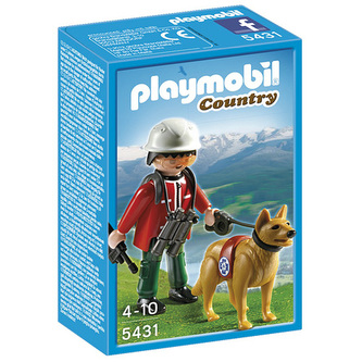 Horský záchranář a pes Playmobil, Horský záchranář a pes