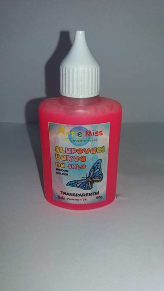 Slupovací barva svítící ve tmě 50g, neon oranžová