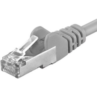 PremiumCord Patch kabel F/UTP RJ45-RJ45 level 5e šedý 3m
