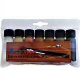 ARTEMISS Sada farieb na koži a koženku 7x12g hnedé odtiene