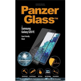 PanzerGlass Edge-to-Edge AntiBacterial Samsung Galaxy S20 FE čierne