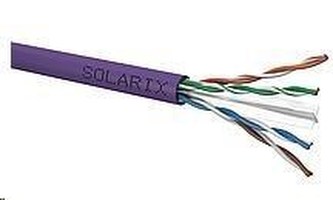 Inštalačný kábel Solarix UTP, Cat6, drôt, LSOH, box 100m SXKD-6-UTP-LSOH