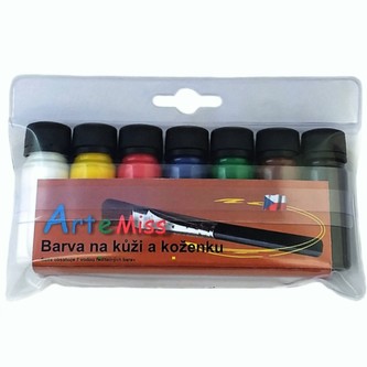 ARTEMISS Sada barev na kůží a koženku 7x12g METAL