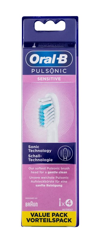 Oral-B Pulsonic Zubní kartáček Sensitive 4 ks unisex