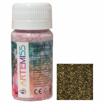 ARTEMISS Glitrová univerzální barva 40g, červené zlato