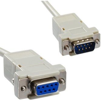 PremiumCord prodlužovací kabel myš 9pin rozebírací 2m
