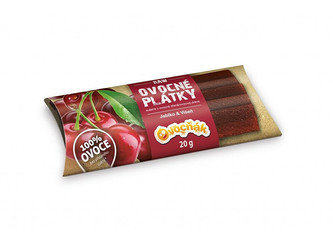 Ovocňák Ovocné plátky jablko - višeň 20 g