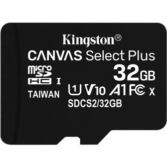 Kingston microSDHC Canvas Select Plus 32GB 100MB/s UHS-I