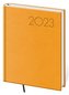 Diář 2023 Print - žlutá, denní B6