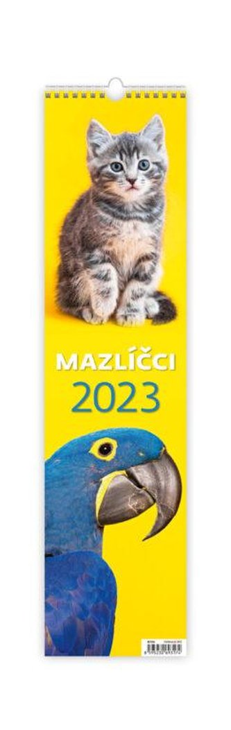 Kalendář nástěnný 2023 - Mazlíčci