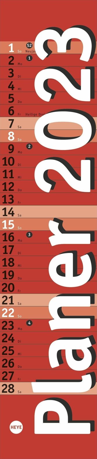 Langplaner mini, rot 2023