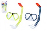 Potápačská sada okuliare + šnorchel 32cm 2 farby v blistri 7+