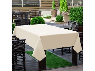 Venkovní ubrus GARDEN smetanová, 140x220 cm Mybesthome