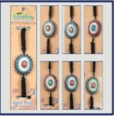 Náramek na ruku ornament s černou šňůrkou