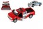 Auto Kinsmart Chevrolet 2014 Silverado Polícia/Hasič kov/plast 13cm na spätné nat. 2 farby 12ks box