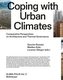 Coping with Urban Climates