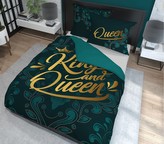 Povlečení KING AND QUEEN VII. 100% saténová bavlna 1x 200x220 cm, 2x povlak 70x80 cm francouzské povlečení MyBestHome