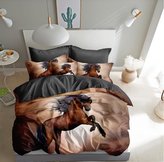 Povlečení Horse 3D 1x 140x200 cm, 2x povlak 70x80 cm MyBestHome